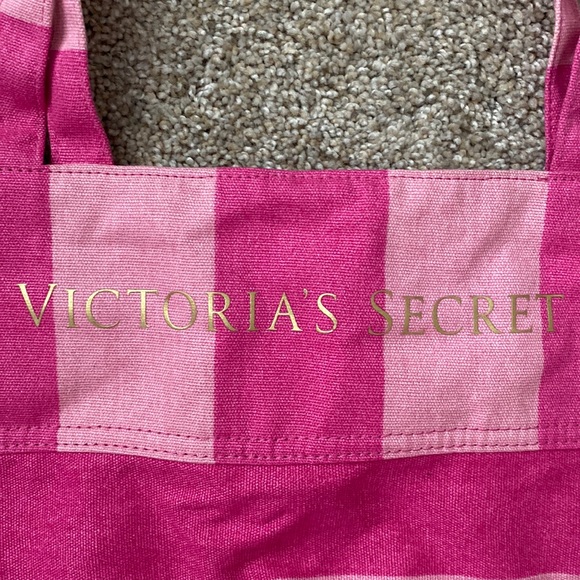 Victoria’s Secret Striped Canvas Tote Bag - Picture 5 of 8